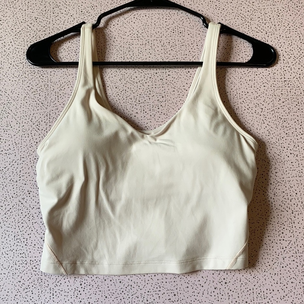 Feather pink align tank